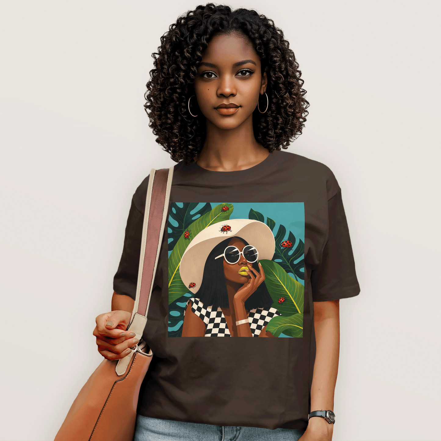 Ladybug Tropical Glam Queen T-Shirt