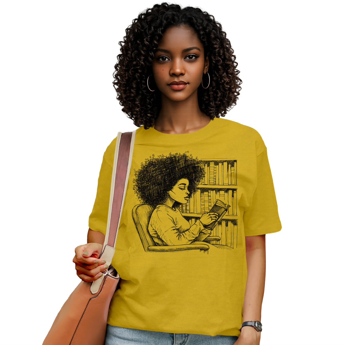 She Reads Like the World Is Quiet T-Shirt