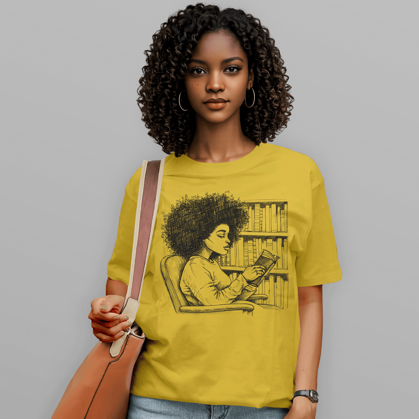 She Reads Like the World Is Quiet T-Shirt