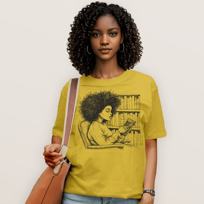 She Reads Like the World Is Quiet T-Shirt