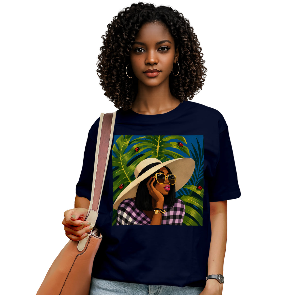 Tropical Ladybug Fashion Queen T-Shirt