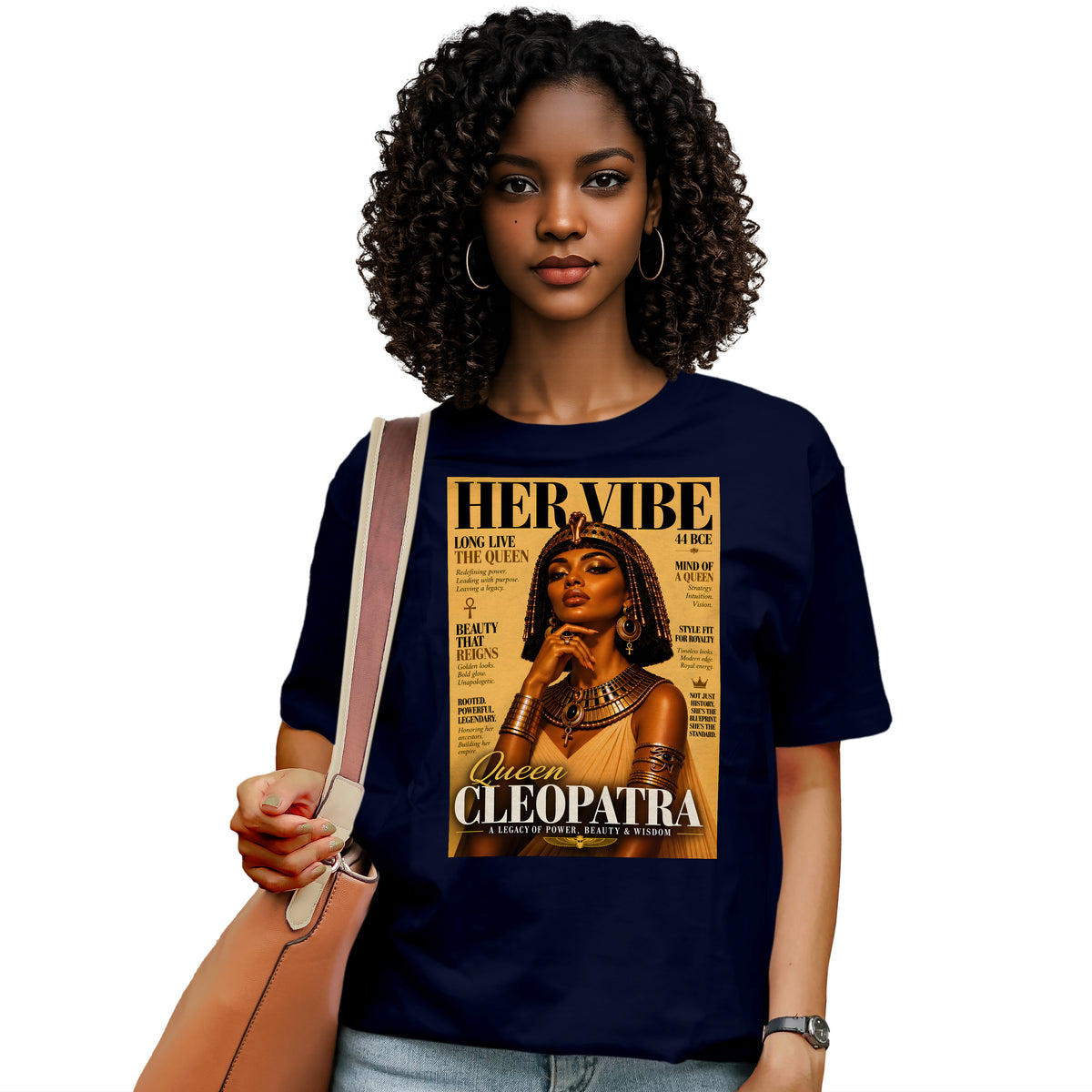 Queen Cleopatra Her Vibe Magazine T-Shirt
