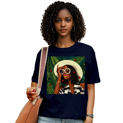 Ladybug Chic Afro Queen T-Shirt