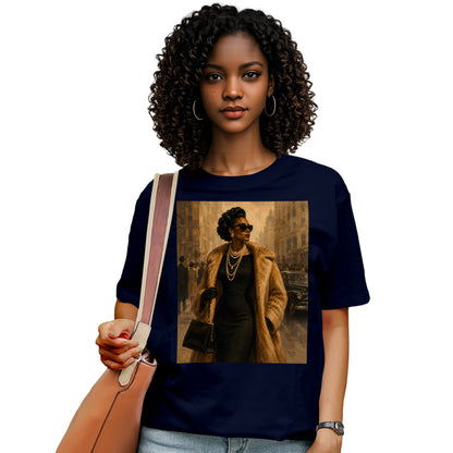 Vintage Harlem Elegance Graphic T-Shirt