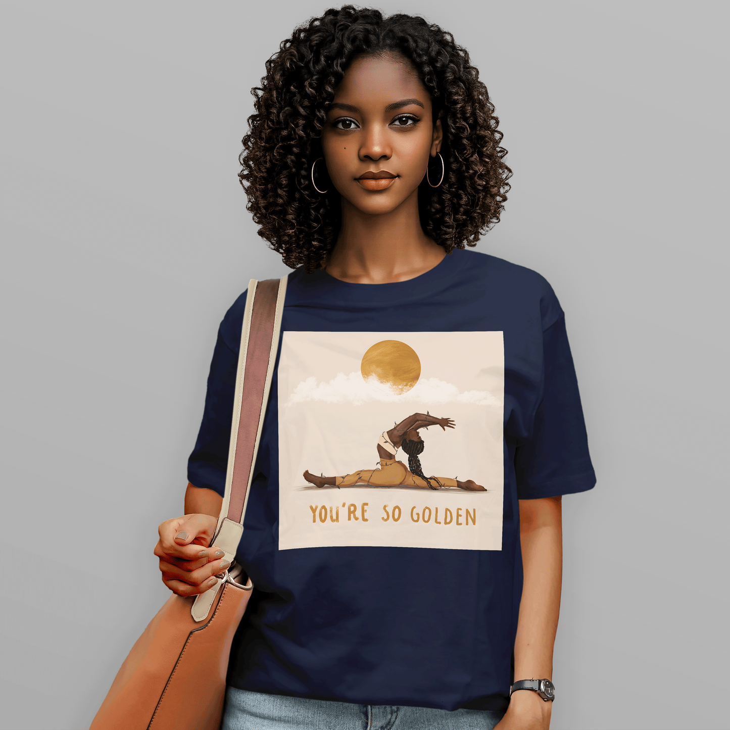 You Are So Golden Yoga Queen T-Shirt