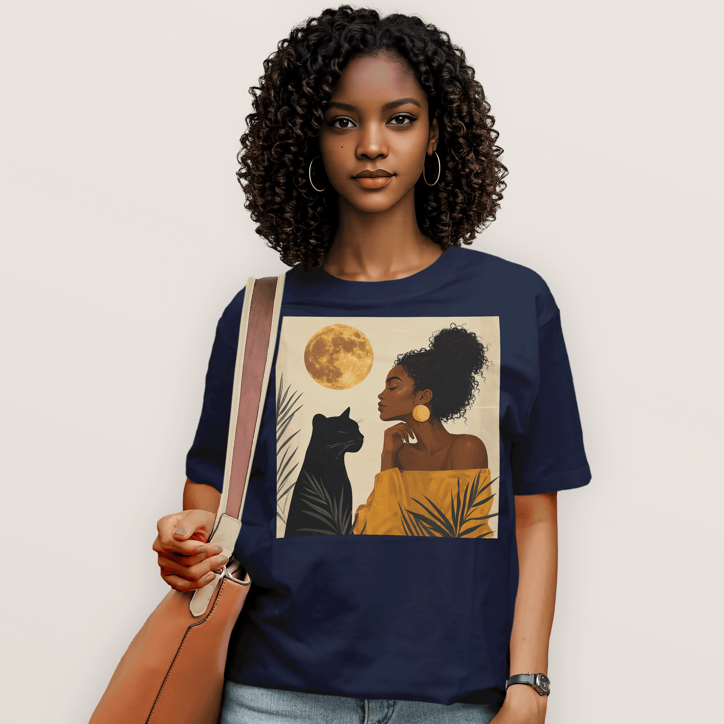 Moonlit Queen & Panther Spirit T-Shirt