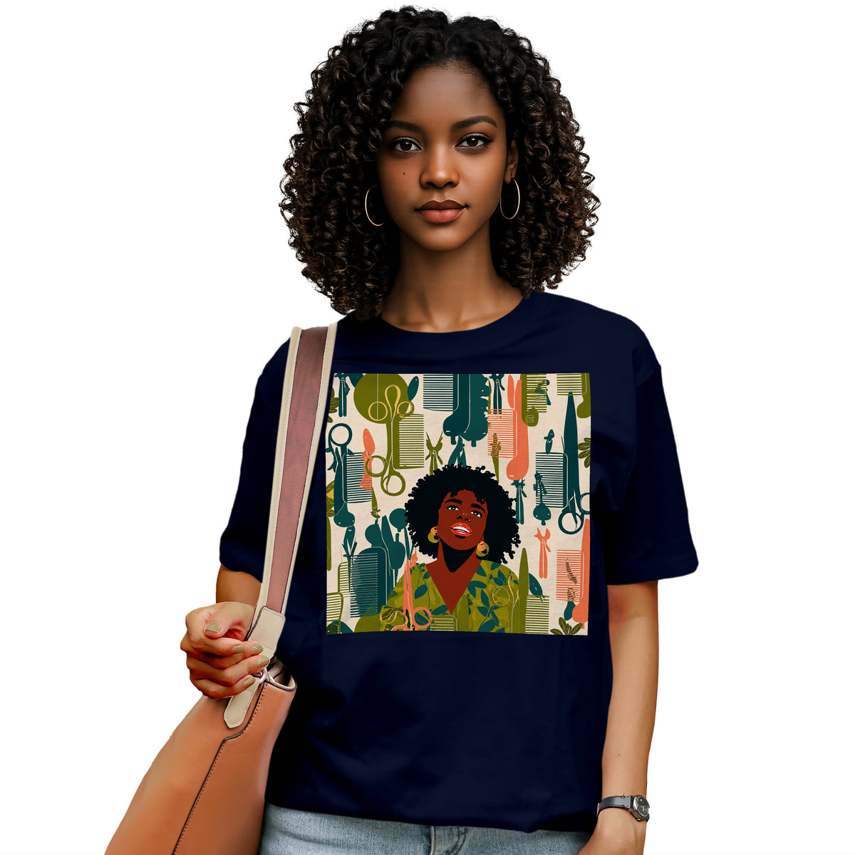 Natural Hair Queen Salon Culture T-Shirt
