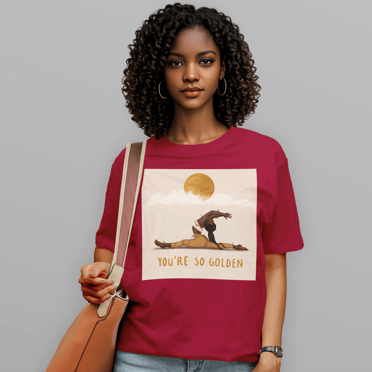 You Are So Golden Yoga Queen T-Shirt