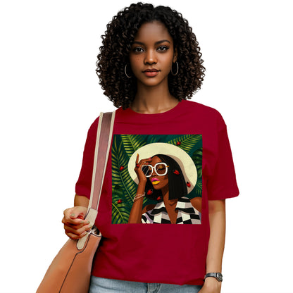 Ladybug Chic Afro Queen T-Shirt