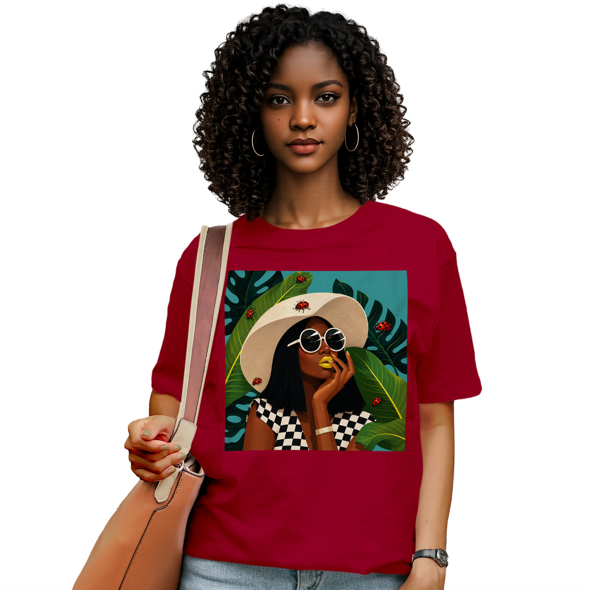 Ladybug Tropical Glam Queen T-Shirt
