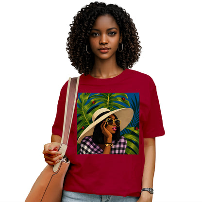Tropical Ladybug Fashion Queen T-Shirt