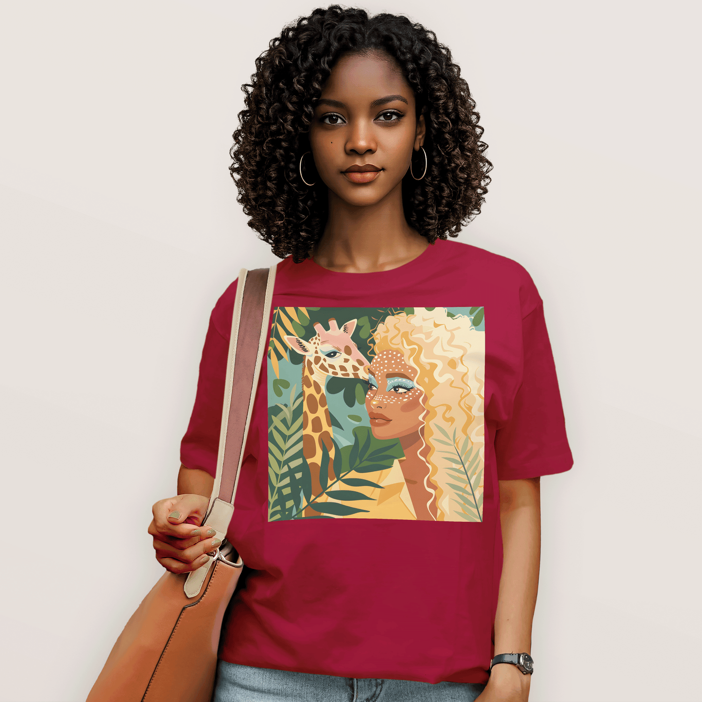 Boho Safari Giraffe T-Shirt