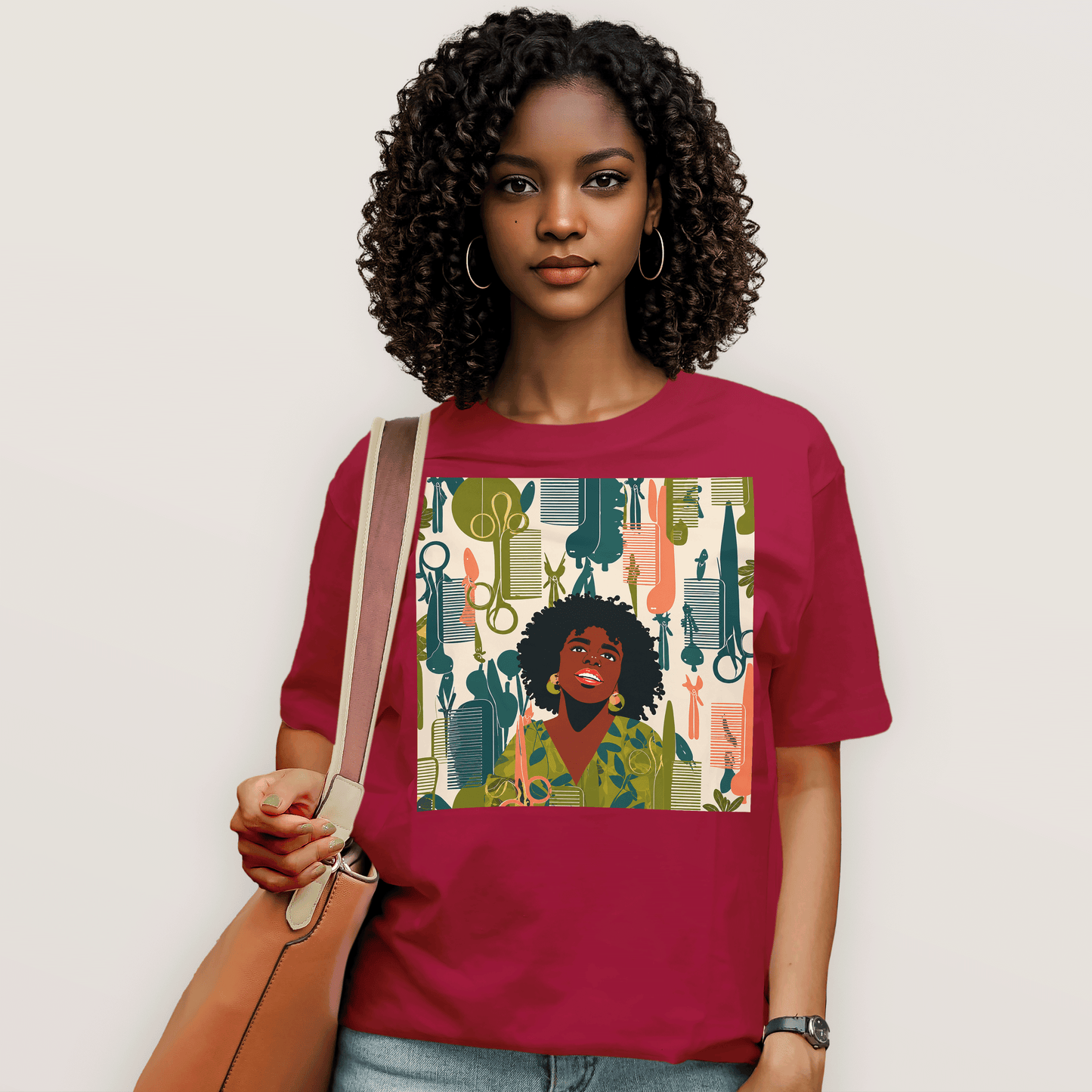 Natural Hair Queen Salon Culture T-Shirt