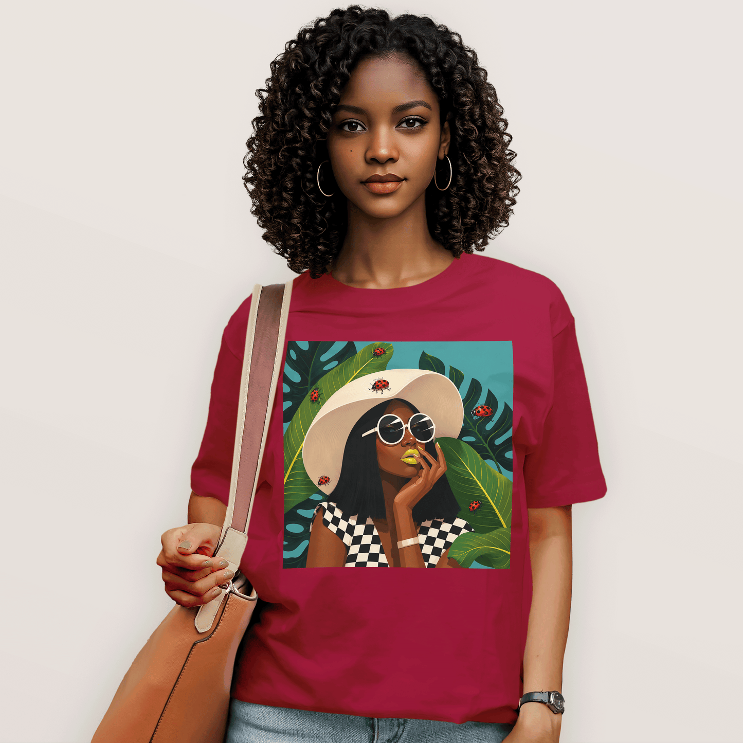 Ladybug Tropical Glam Queen T-Shirt