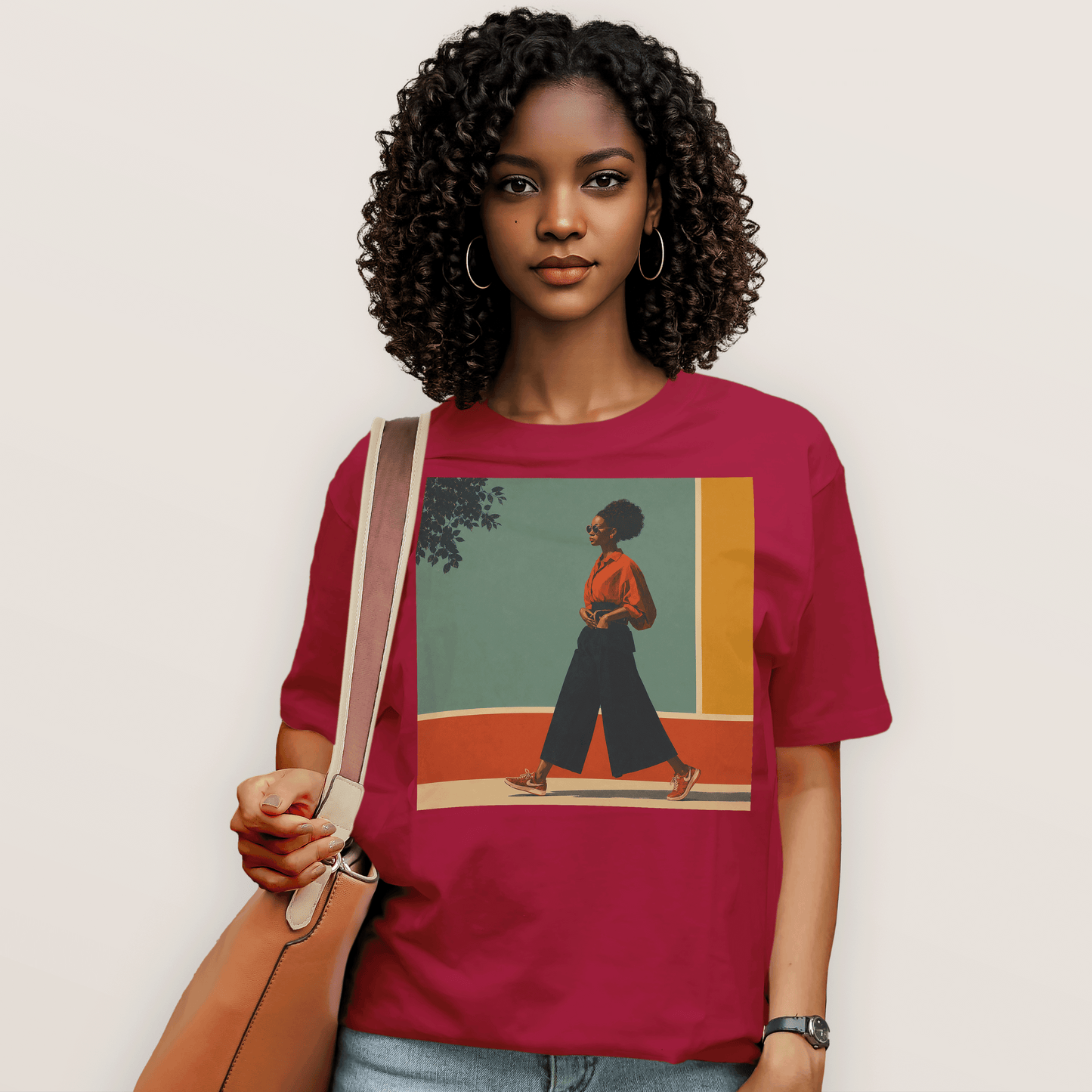 She Walks in Color T-Shirt