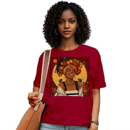 Golden Sun Melanin Queen T-Shirt