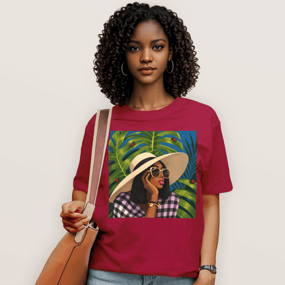 Tropical Ladybug Fashion Queen T-Shirt