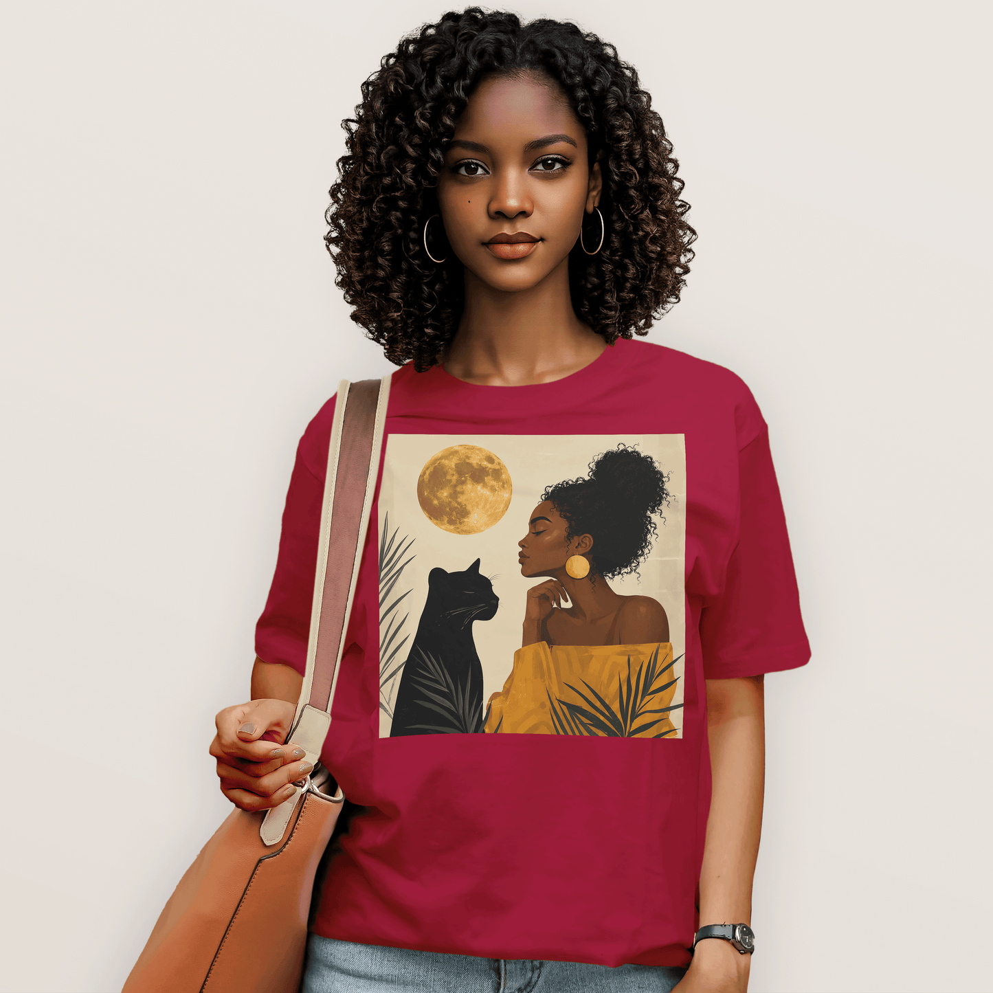 Moonlit Queen & Panther Spirit T-Shirt