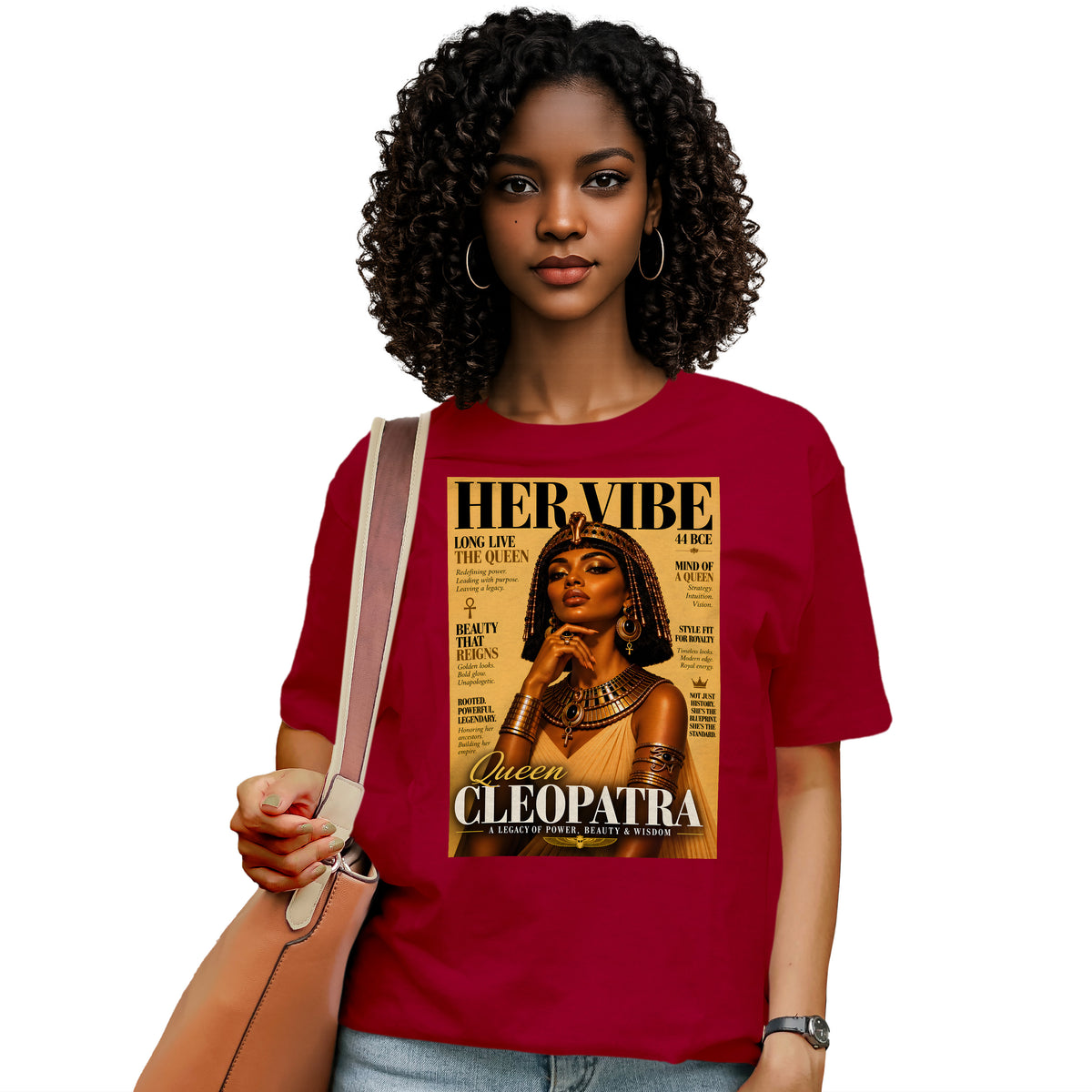 Queen Cleopatra Her Vibe Magazine T-Shirt