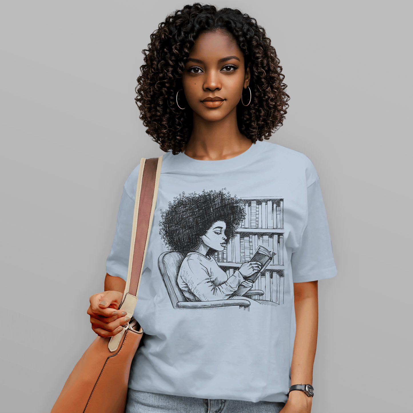 She Reads Like the World Is Quiet T-Shirt
