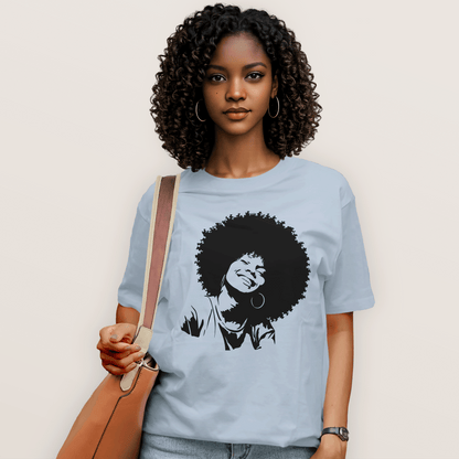 Smiling Afro Queen T-Shirt
