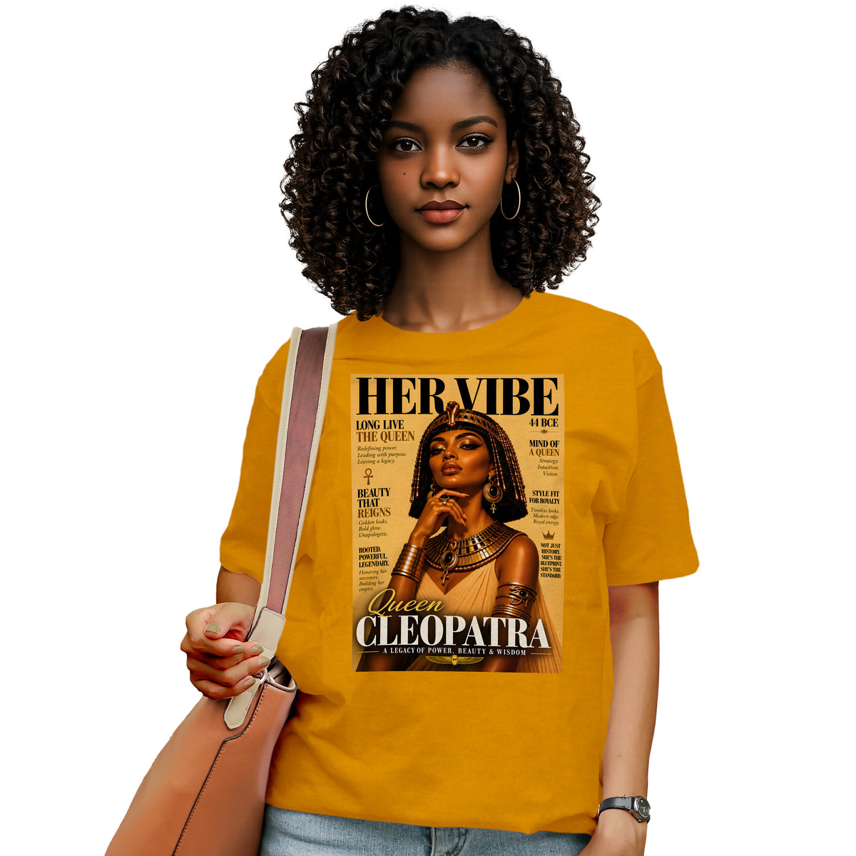 Queen Cleopatra Her Vibe Magazine T-Shirt
