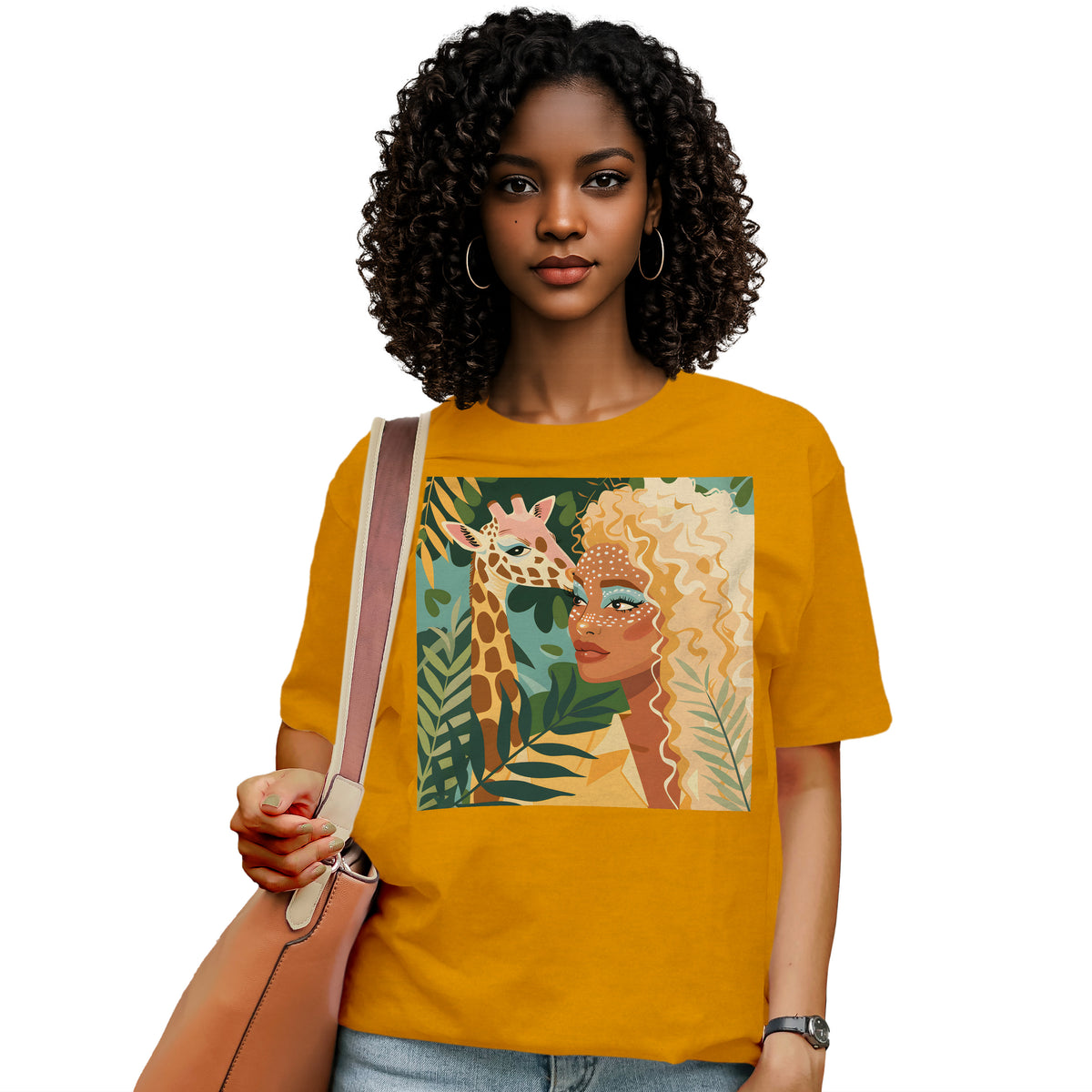 Boho Safari Giraffe T-Shirt