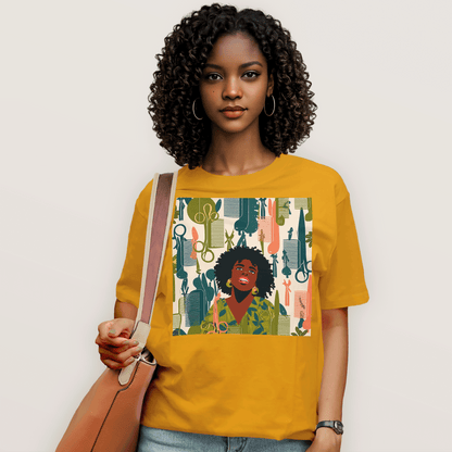 Natural Hair Queen Salon Culture T-Shirt