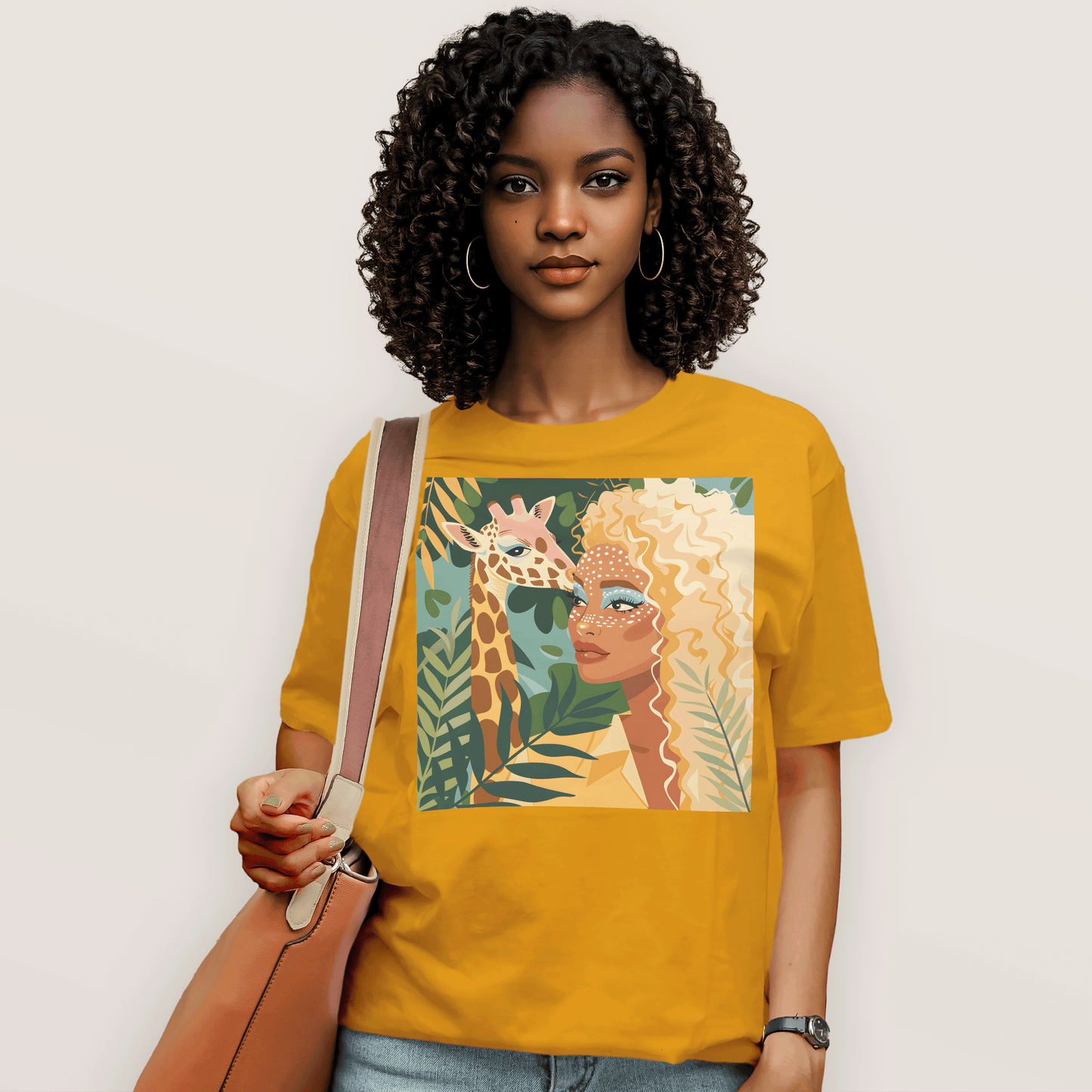 Boho Safari Giraffe T-Shirt