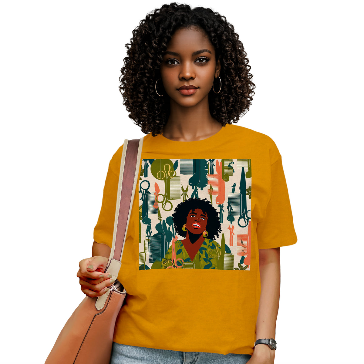 Natural Hair Queen Salon Culture T-Shirt