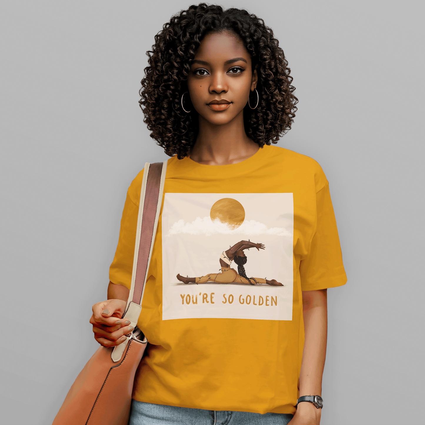 You Are So Golden Yoga Queen T-Shirt