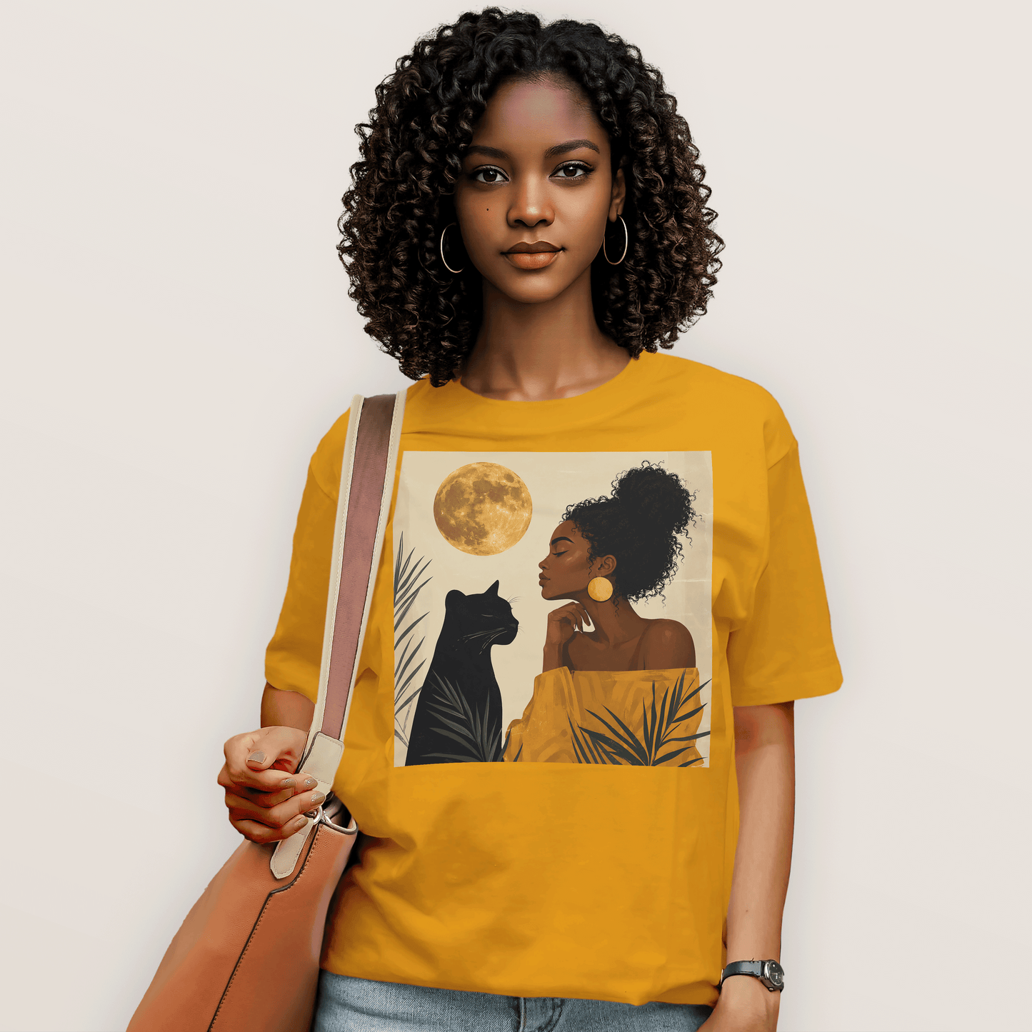 Moonlit Queen & Panther Spirit T-Shirt