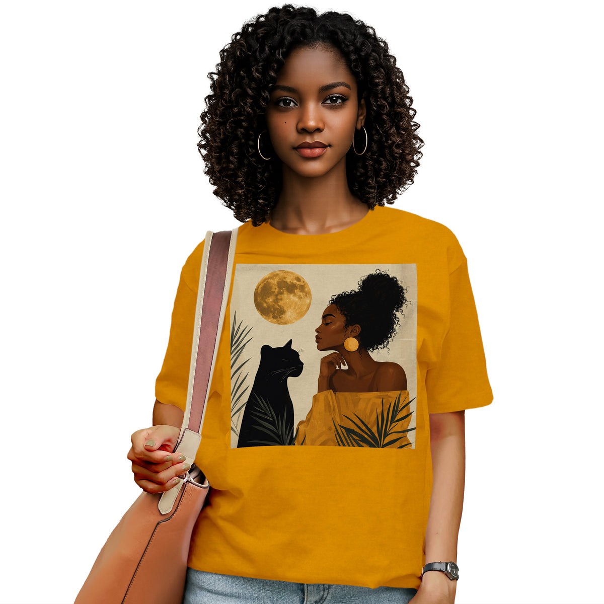 Moonlit Queen & Panther Spirit T-Shirt