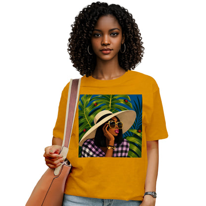 Tropical Ladybug Fashion Queen T-Shirt
