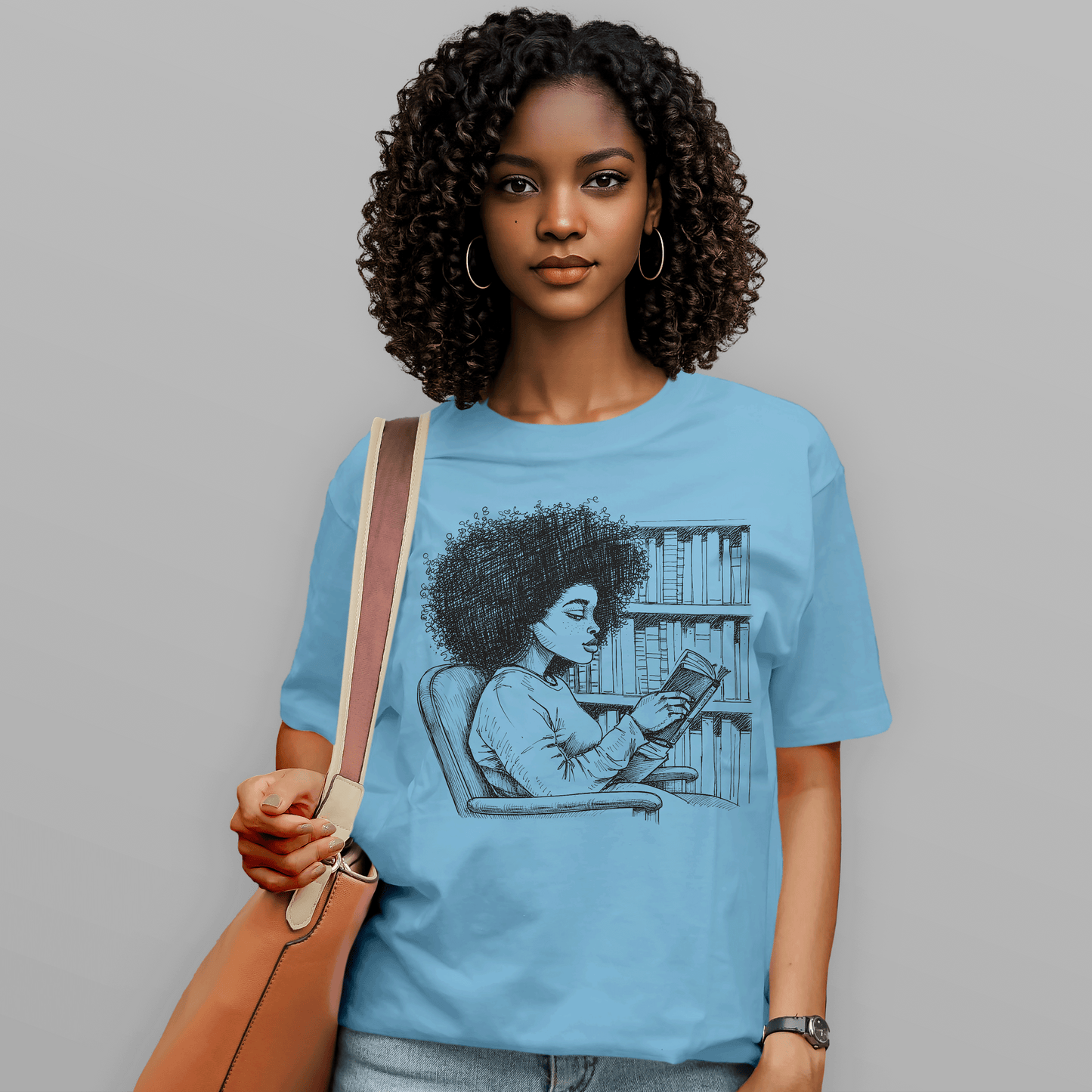 She Reads Like the World Is Quiet T-Shirt