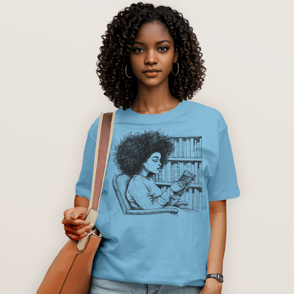 She Reads Like the World Is Quiet T-Shirt