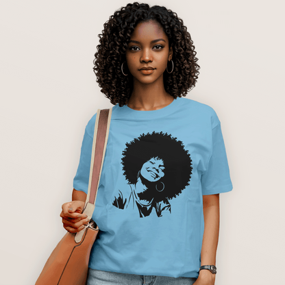 Smiling Afro Queen T-Shirt