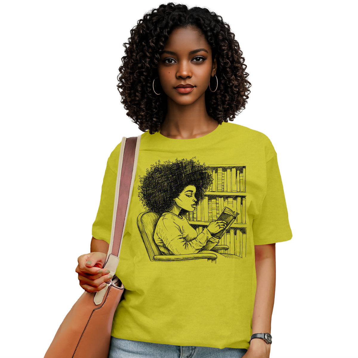 She Reads Like the World Is Quiet T-Shirt