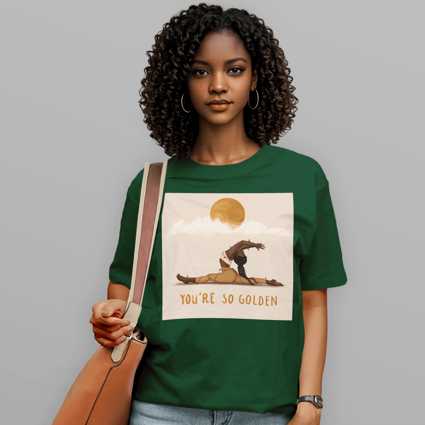 You Are So Golden Yoga Queen T-Shirt