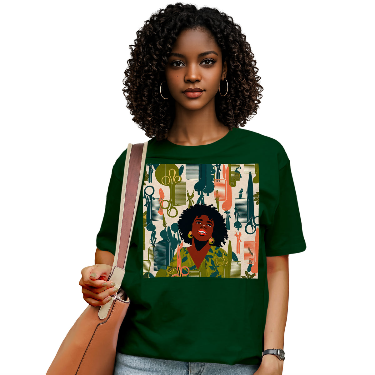 Natural Hair Queen Salon Culture T-Shirt