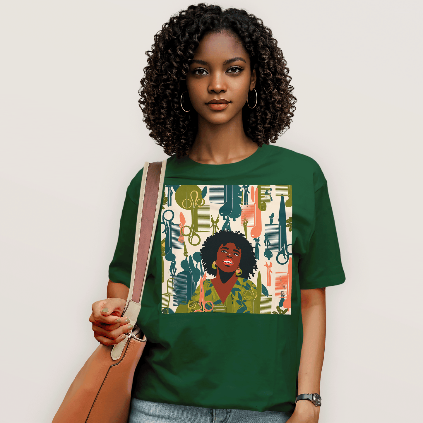Natural Hair Queen Salon Culture T-Shirt