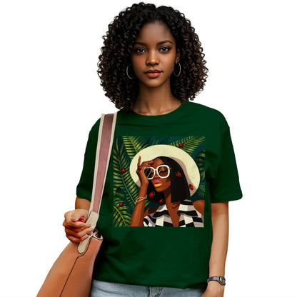 Ladybug Chic Afro Queen T-Shirt