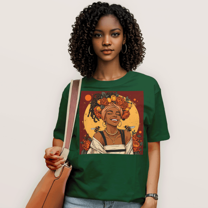 Golden Sun Melanin Queen T-Shirt