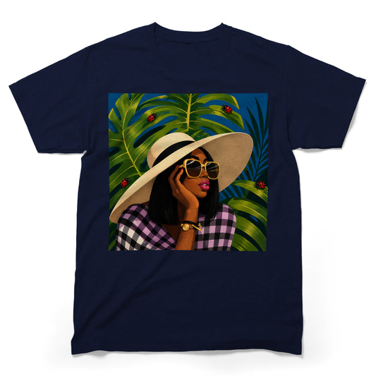 Tropical Ladybug Fashion Queen T-Shirt