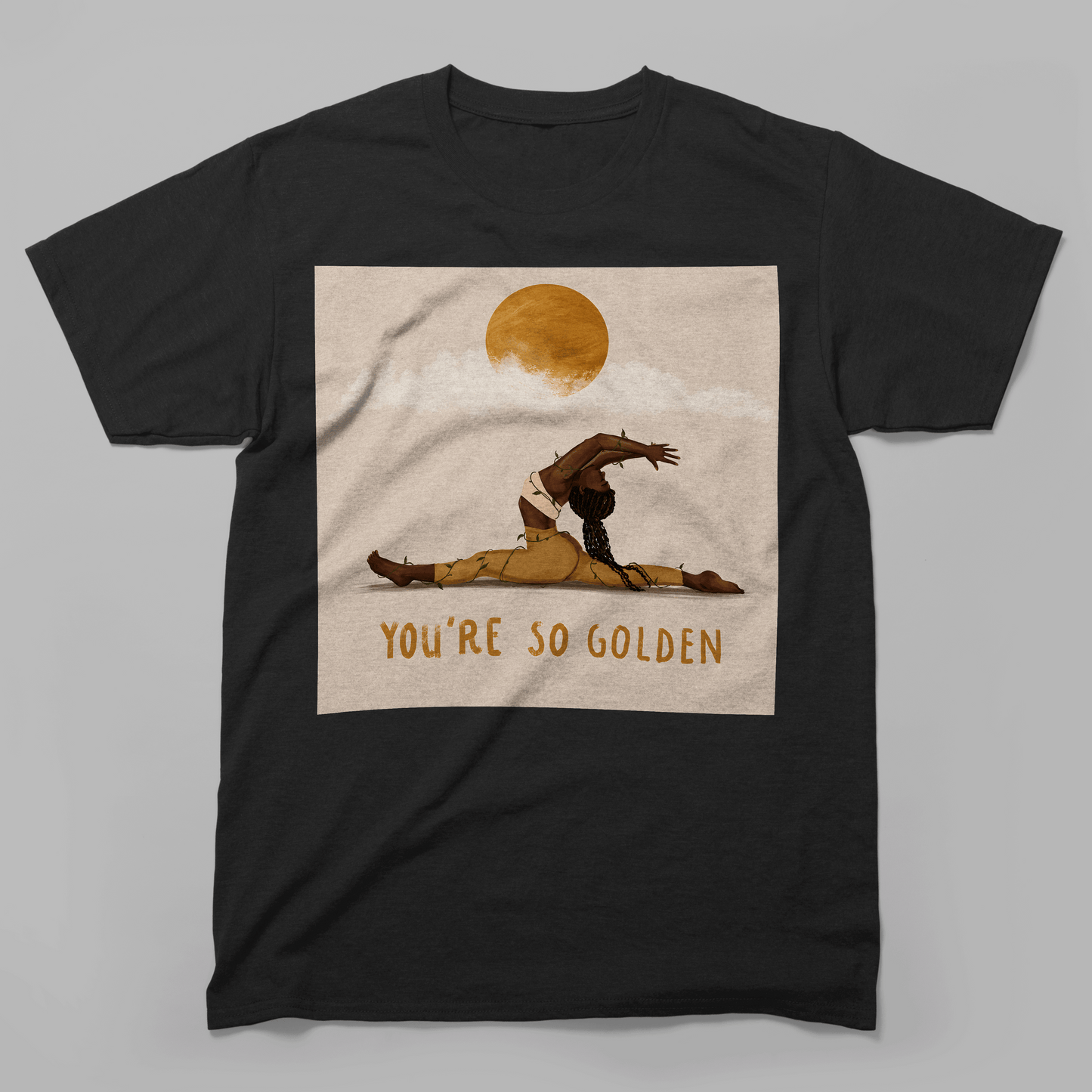 You Are So Golden Yoga Queen T-Shirt