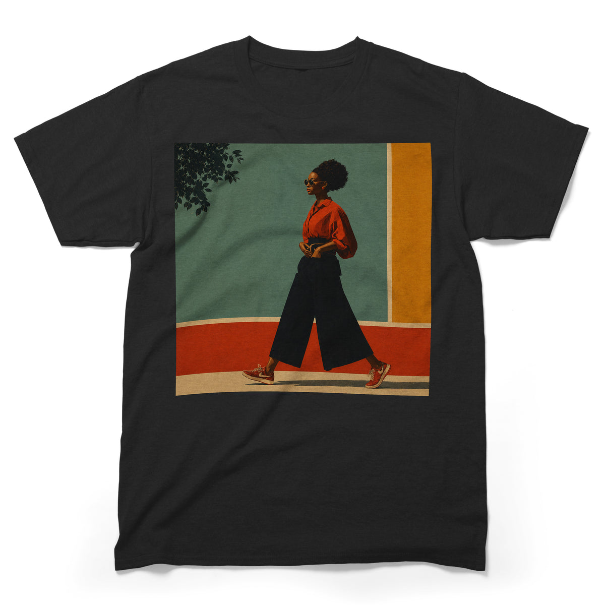 She Walks in Color T-Shirt