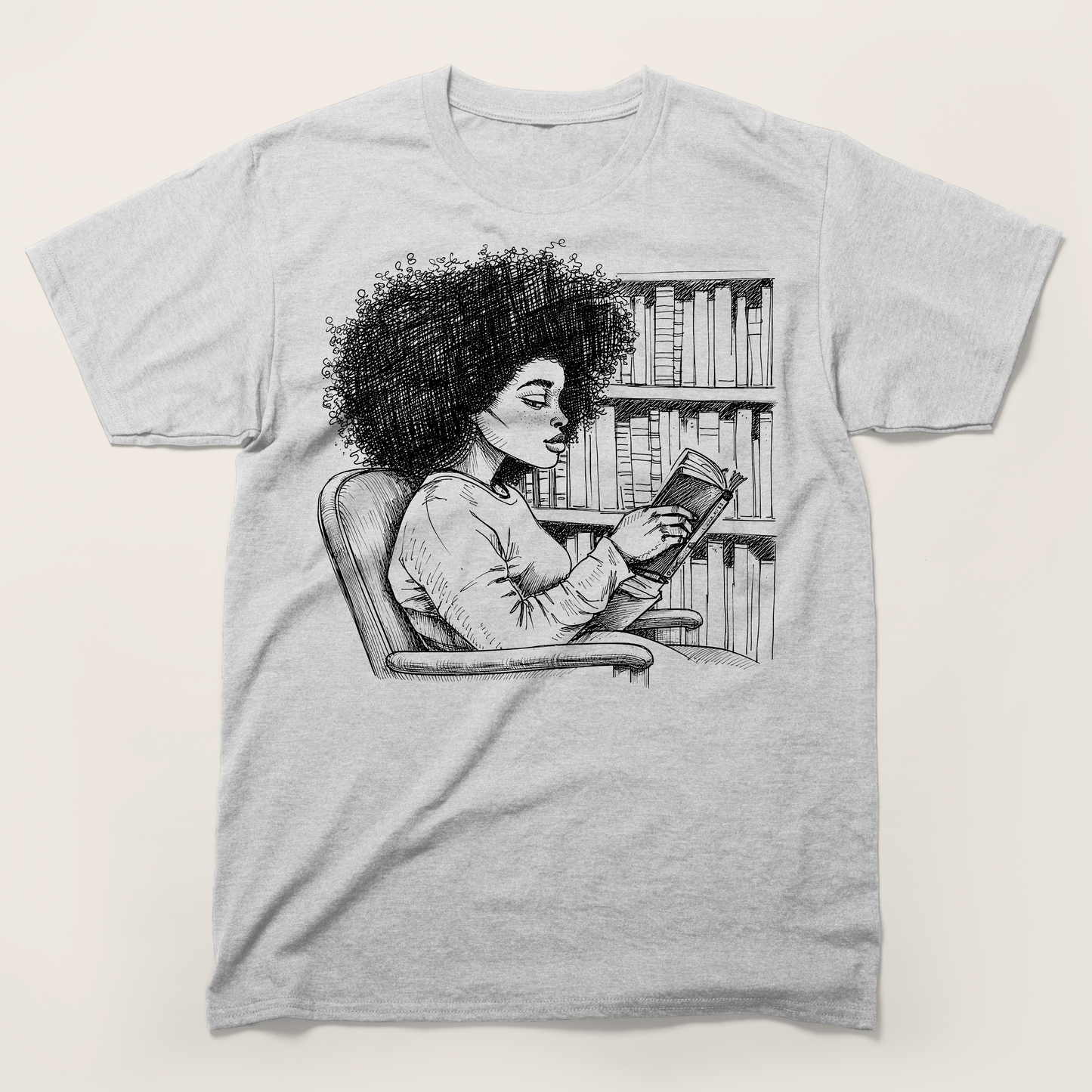 She Reads Like the World Is Quiet T-Shirt
