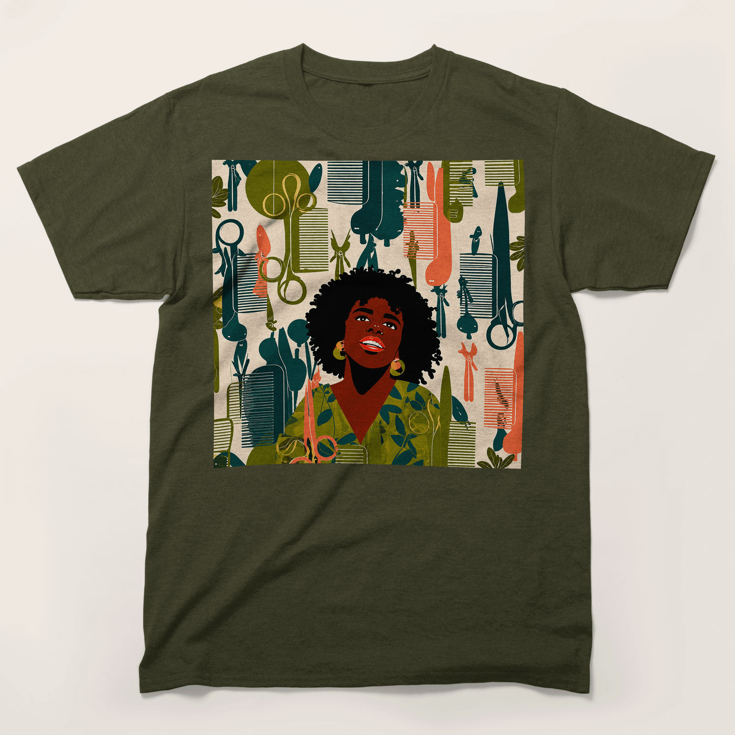 Natural Hair Queen Salon Culture T-Shirt