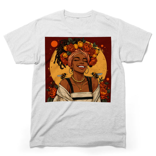 Golden Sun Melanin Queen T-Shirt