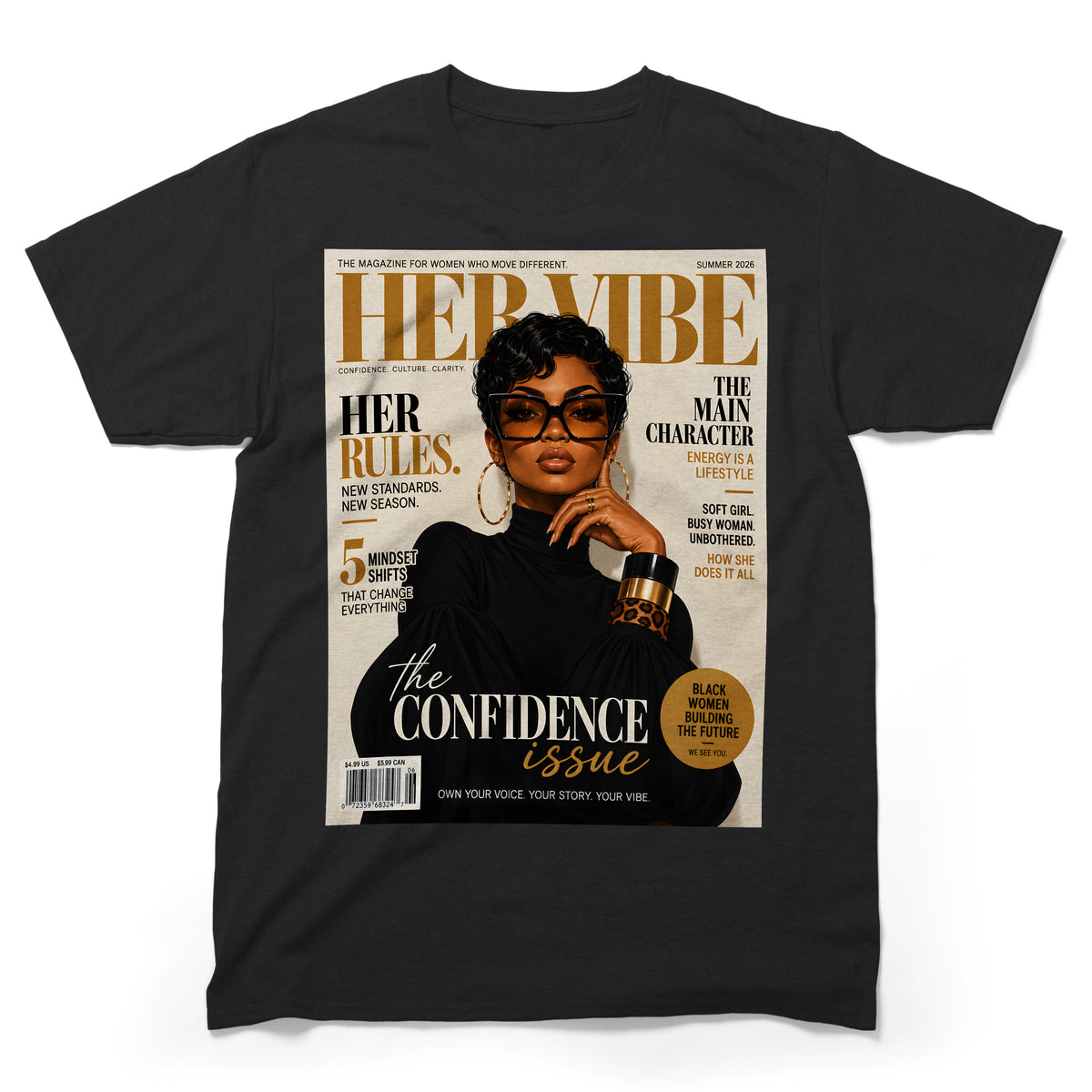 Her Vibe Confidence Issue Graphic T-Shirt